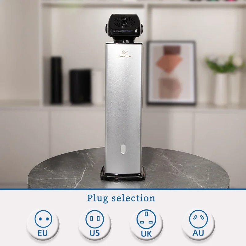 NAMSTE Smart Aroma Diffuser 500ml – 5000m³ Coverage, Bluetooth, Remote Control | Silver/Black