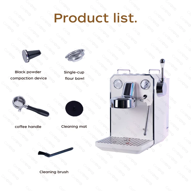 CAFOVO G3006 Espresso Machine – 15 Bar Home Coffee Maker 220V