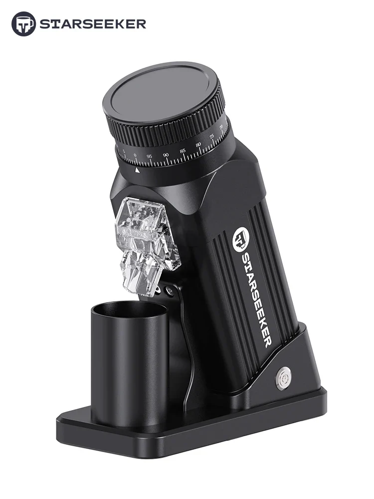 STARSEEKER E64 Espresso Grinder – 64mm Titanium Flat Burr, Stepless