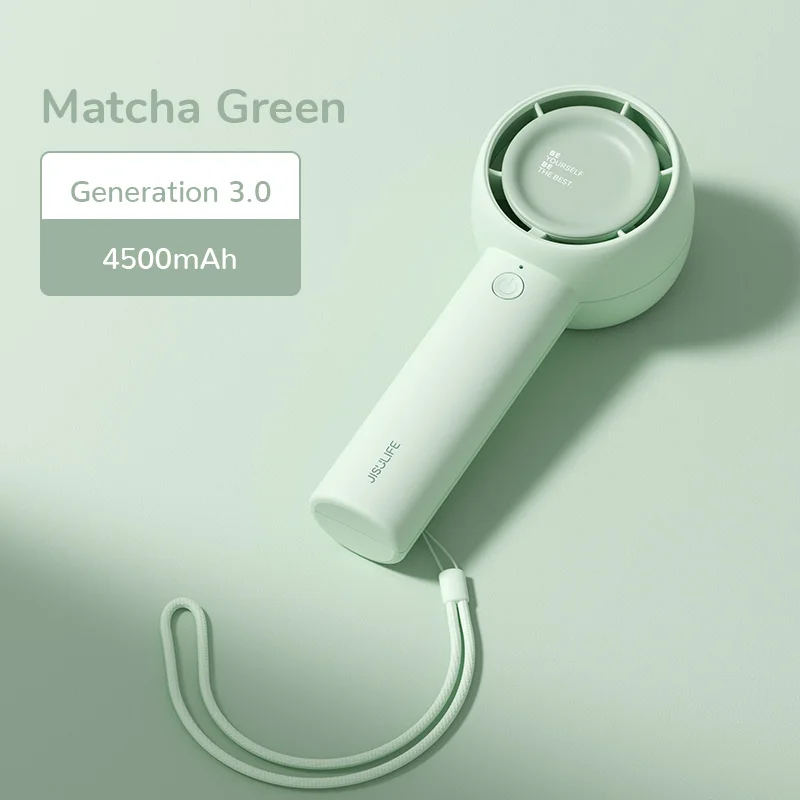JISULIFE FA42 Mini Bladeless Turbo Fan | 2000 / 4500mAh | Pocket-Size | CE RoHS