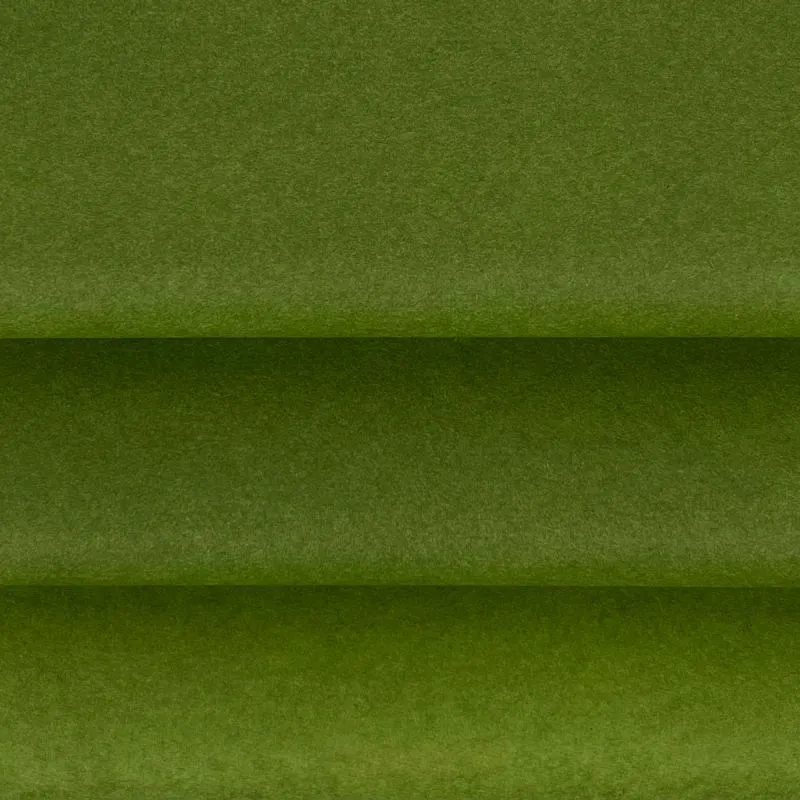 Silkespapper 75 x 50 cm Mossgrön (480 st.) [FP-VLP021]