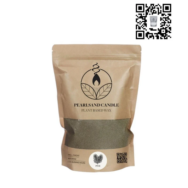 Pearlsand-doftljus 400 g tall - 6 st