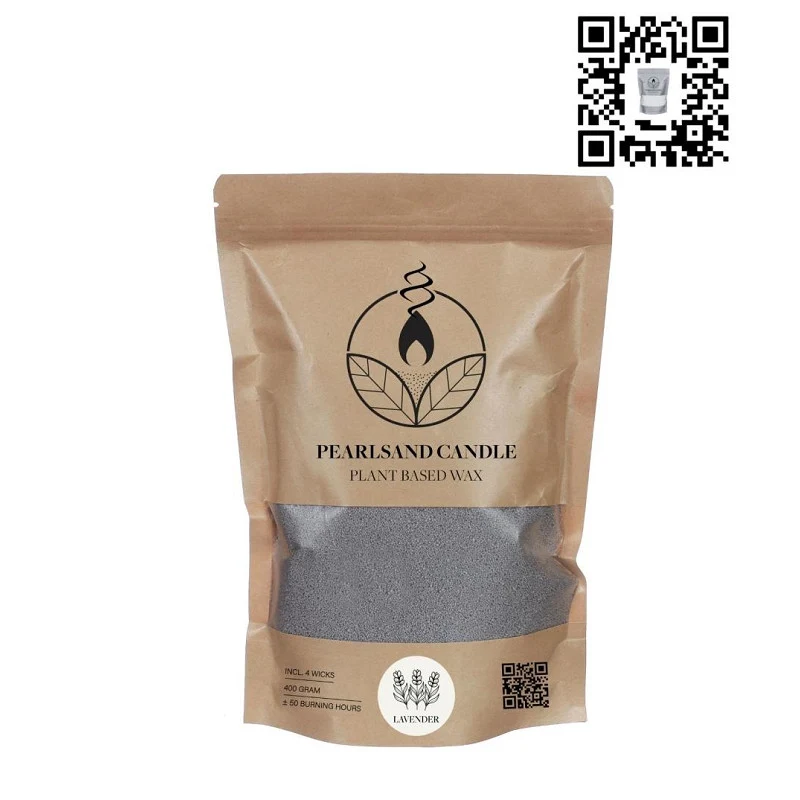 Pearlsand-doftljus 400 g lavendel - 6 st