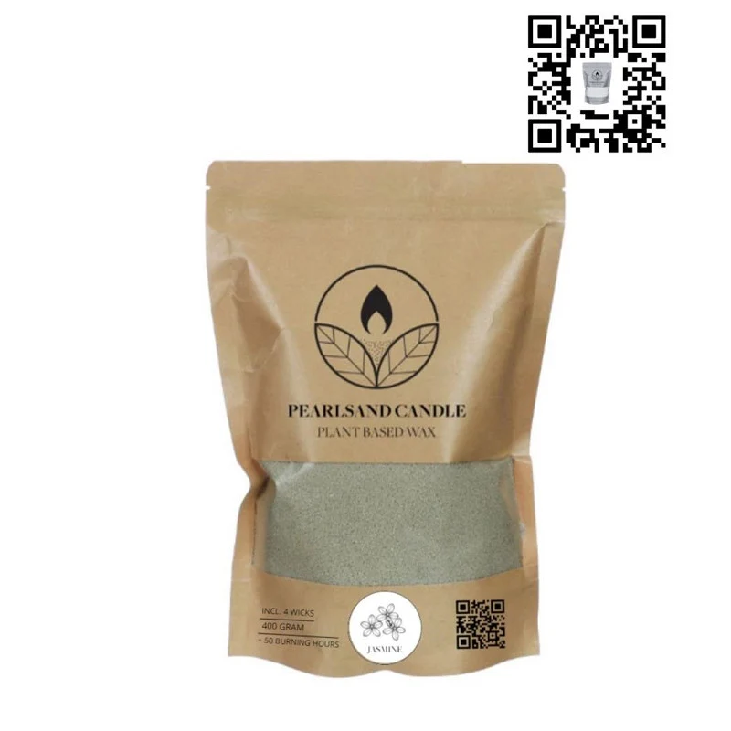 Pearlsand-doftljus 400 g jasmin - 6 st