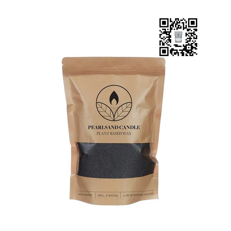 Pearlsand-ljus 400 g svart - 6 st