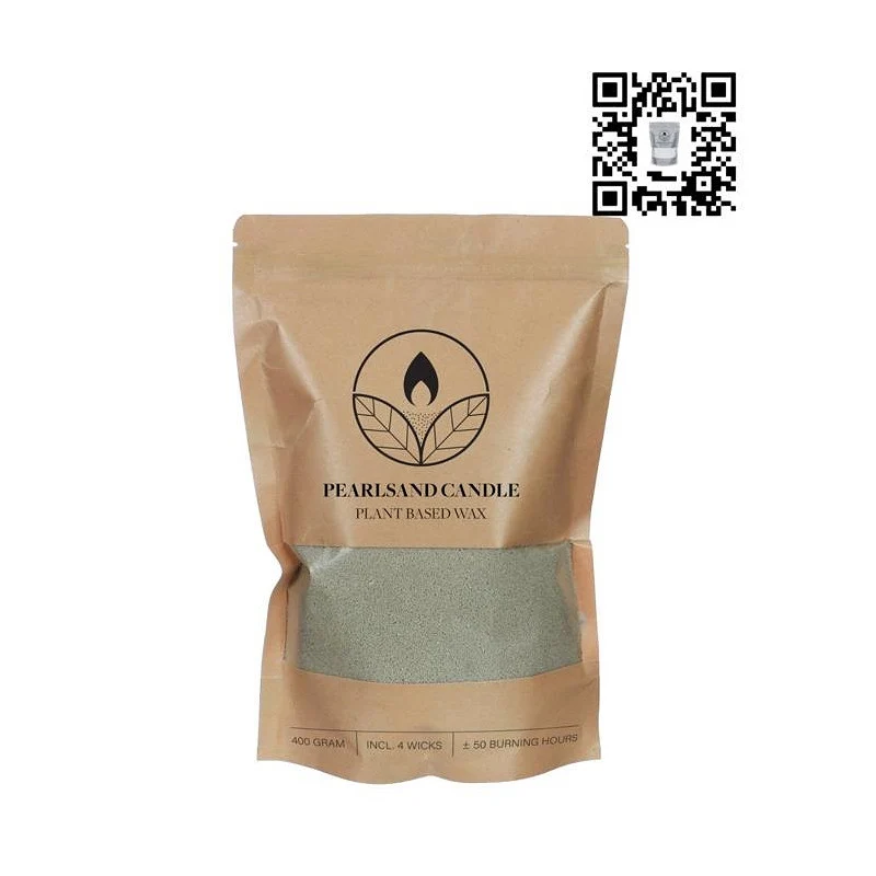 Pearlsand-ljus 400 g ljusgrön - 6 st