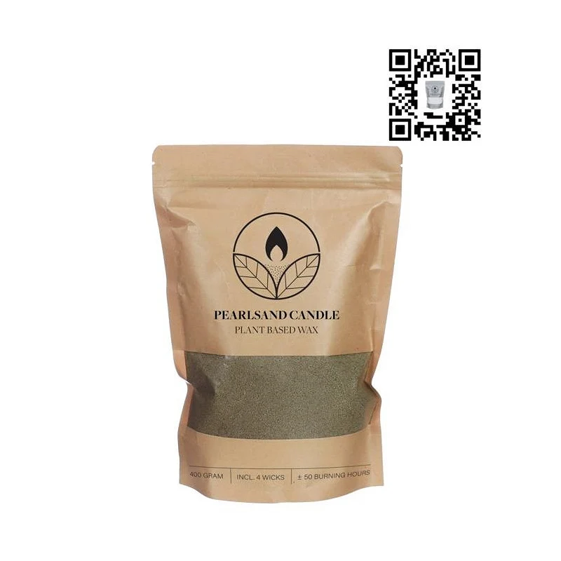 Pearlsand-ljus 400 g mossgrön - 6 st
