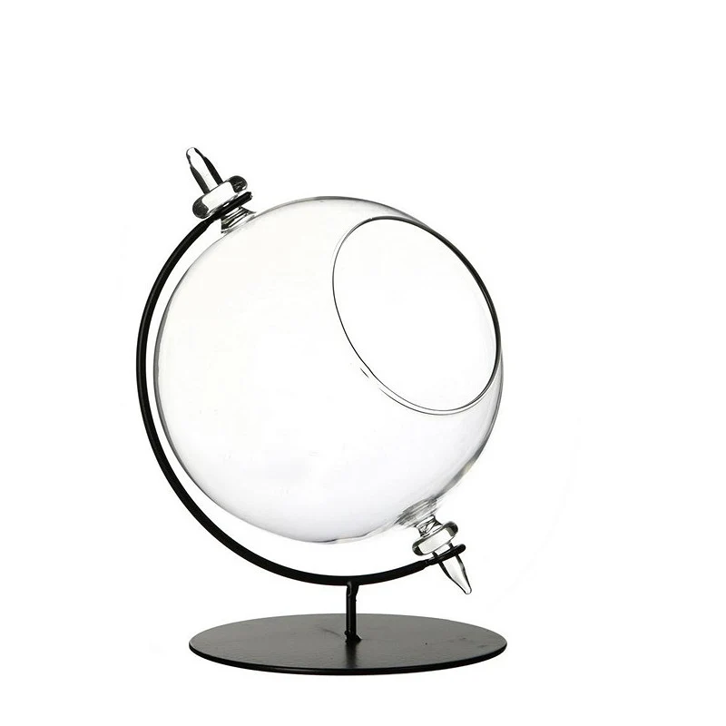 Glaskula för värmeljus med ställ Ø 15 cm, H. 21 cm - 1 st