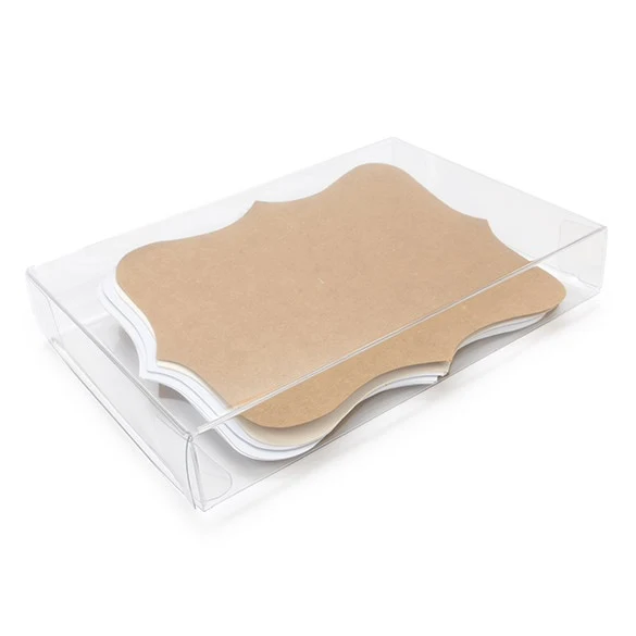 Kristallklara Plastlådor rPET 10,5x2,5x15,6cm (25 st) [FPB167R]