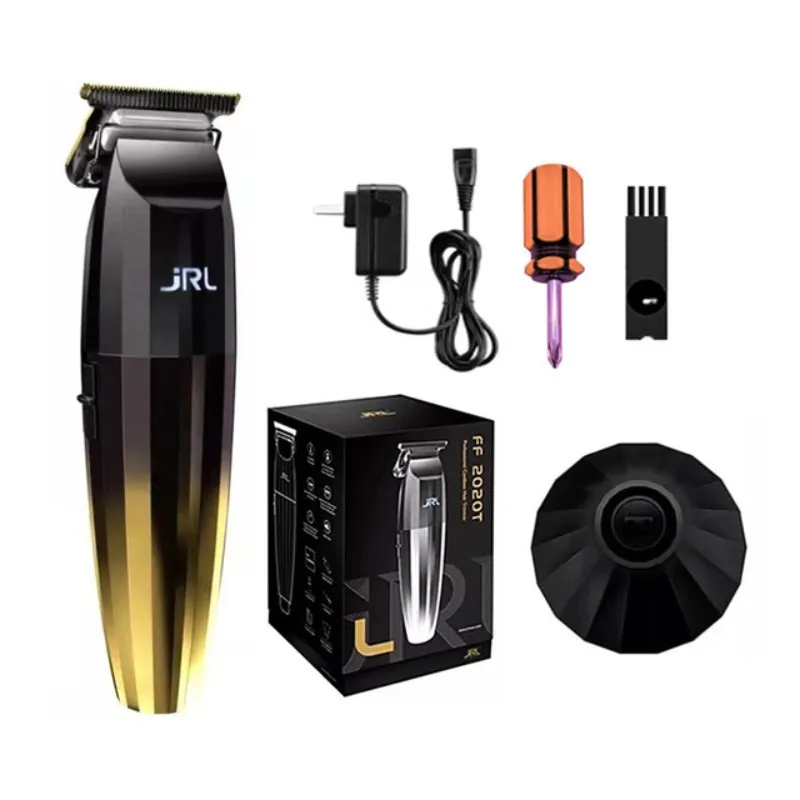 JRL 2020C/T Professional Hair Clipper – Gold & Silver, Barber Set Options