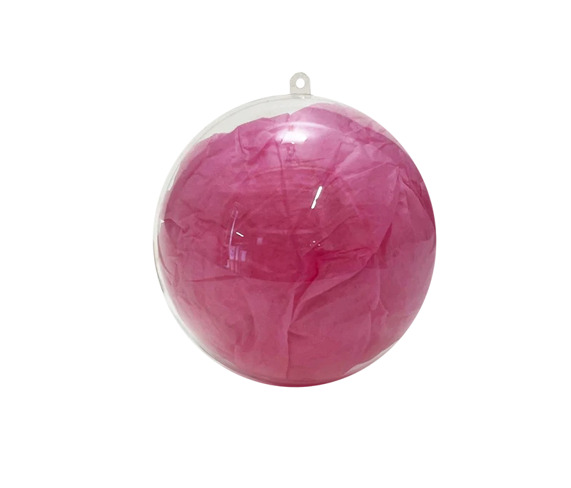Plast Boll Transparent 10cm (25 st) [PEP-1002101]