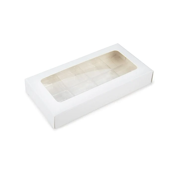Vit Kraft Artisan Candy Box Set, Square Insert 7x2.1x13.8 cm (25 st) [CNDY272W]