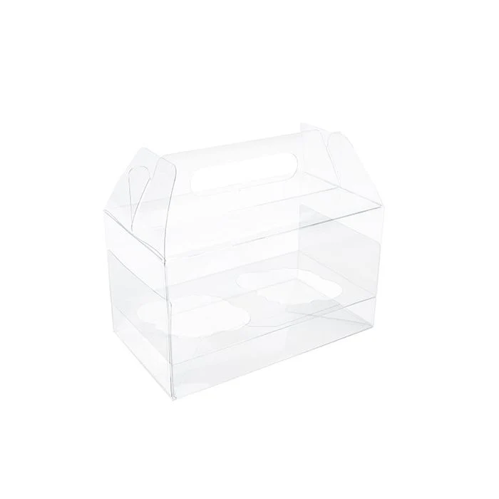 Double Cupcake Handle Box Set 17.8x10.2x10.2 cm (100 pieces) [CBS173]