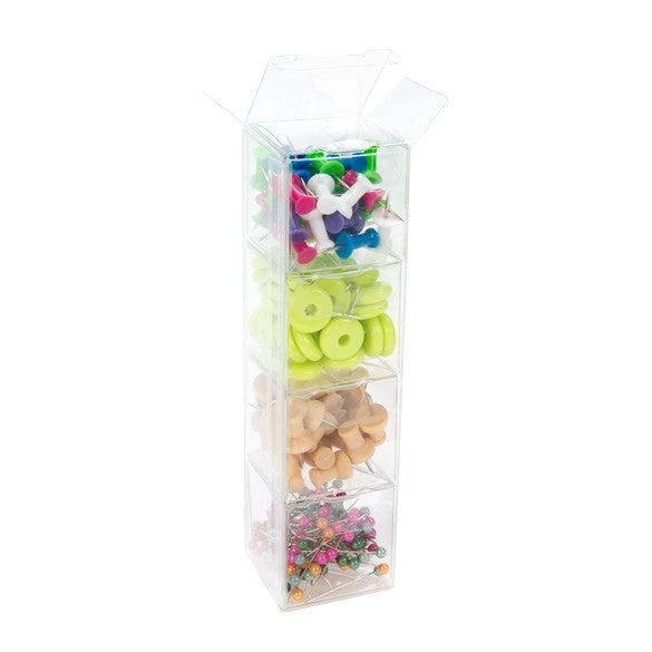 Nästad box, 4 innerboxar + 1 ytterbox 40 x 40 x 154 mm (25 st) [NBS3]