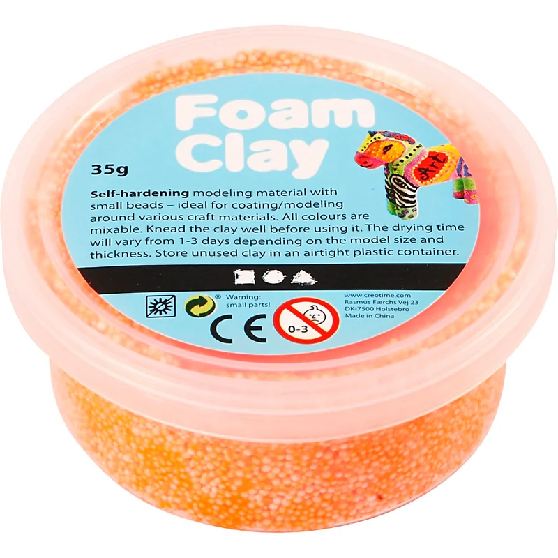 Foam Clay®, neon orange, 35 g/ 1 tub [HOB78928]