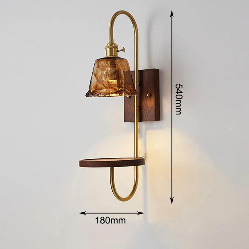 American Vintage Glass Wall Ambient Lamp