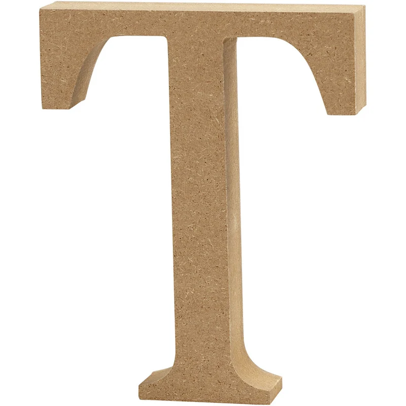Letter, T, H: 13 cm, thickness 2 cm, 1 pc [HOB56329]