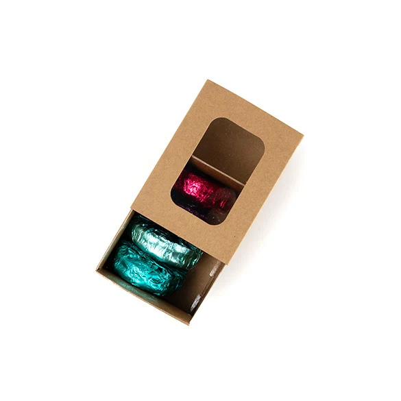 Tvådelade Papperslådor Kraft 9,5x6,4x5,7cm (25 st) [MBS8K]