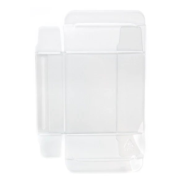 Kristallklara Plastlådor rPET 8,3x2,9x8,3cm (25 st) [FB86R]