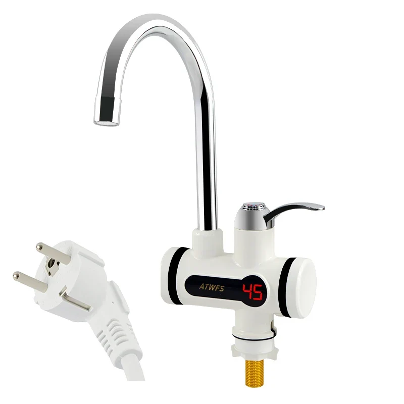 ATWFS Instant Hot Water Faucet – Digital Display, Tankless Kitchen Heater