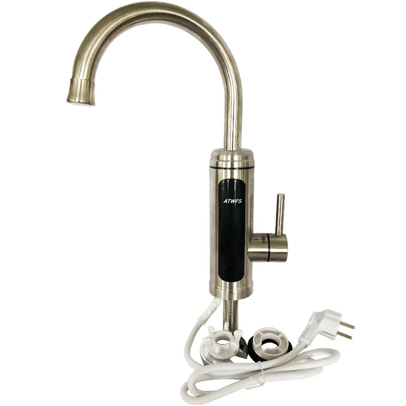 ATWFS 220V Instant Electric Water Heater Faucet – Stainless Steel