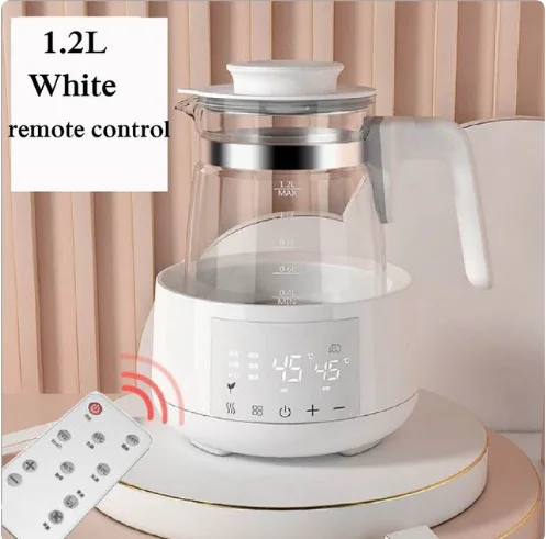 220V Smart Baby Milk Warmer 1.2L – 24H Keep Warm, Thermostatic Kettle