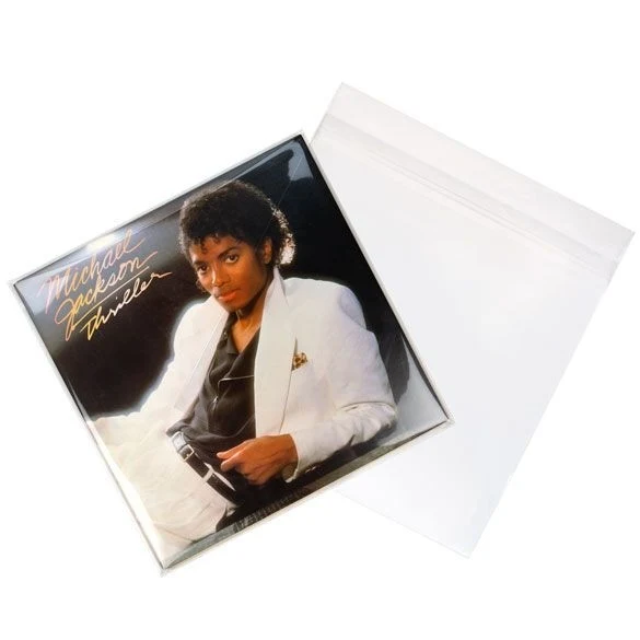 Ytterfickor för 12 inch Dubbel LP 32,7x31,6 + 3,9cm 100 mikron (laminerade 100 mikron) (100 st) [BLPD4]