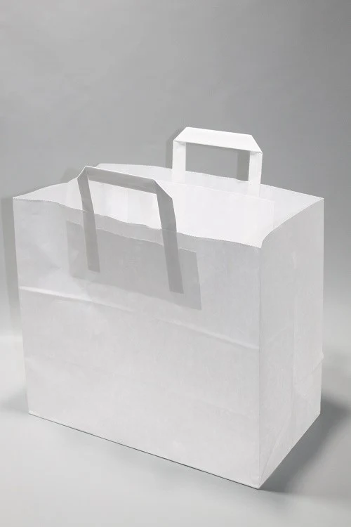 Papperskassar 18x8x22cm Blekat Kraft 70 g/qm (50 st) [PADW1822]