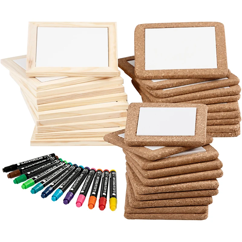 Grupp DIY Kit Måla grytunderlägg, standardfärger, kompletterande färger, 30 st., 1 set [HOB-99416]