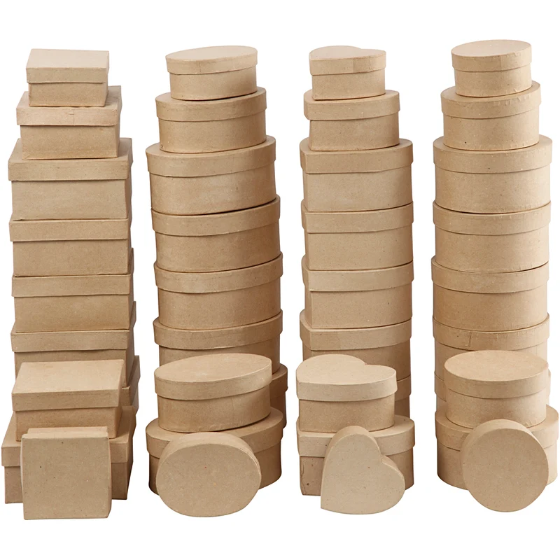 Askar, H: 5-7,5 cm, Dia. 10-18 cm, 72 st./ 1 förp. [HOB-99281]
