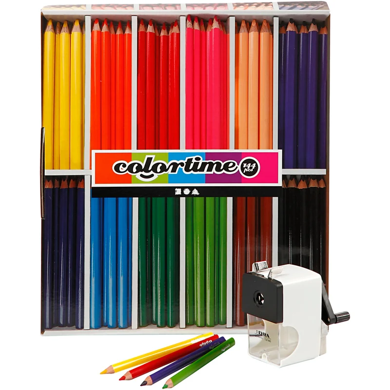 Colortime Färgpennor, kärna 5 mm, mixade färger, 1 set [HOB-97771]