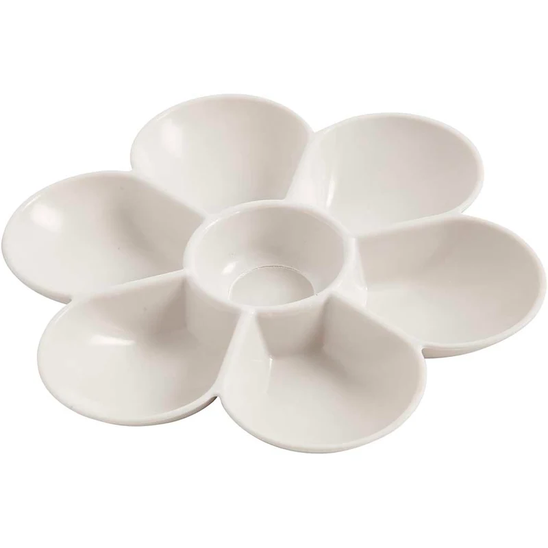 Palett, Dia. 17,5 cm, vit, 1 st. [HOB-95226]