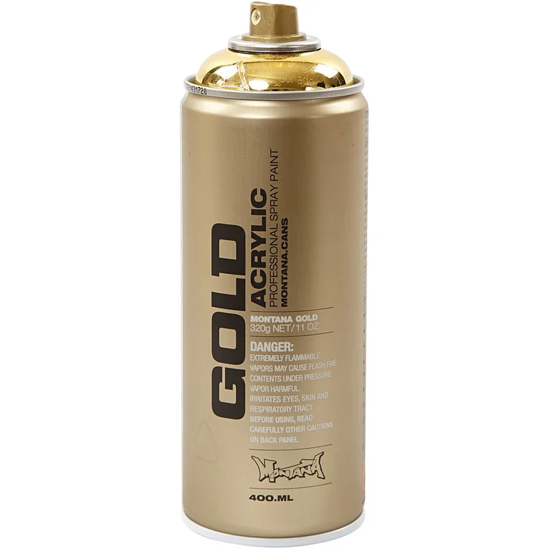 Spray paint, gold, 400ml [HOB35022]