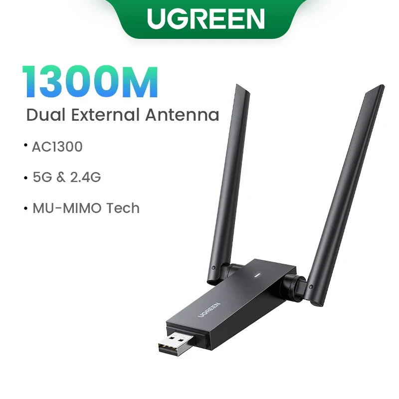 UGREEN USB WiFi Adapter | AX900 / AX1800 / AXE5400 | WiFi 6/6E | Dual Band 2.4GHz & 5GHz