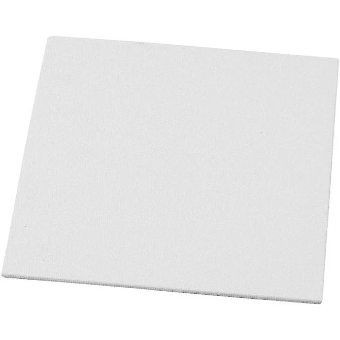 Canvas Panel, size 15x15 cm, thickness 3 mm, white, 1pc, 280 g [HOB225020]