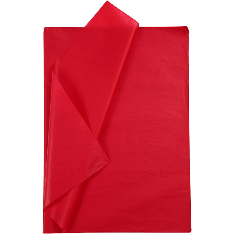 Tissue Paper, sheet 50x70 cm, 14 g, red, 25sheets [HOB20863]