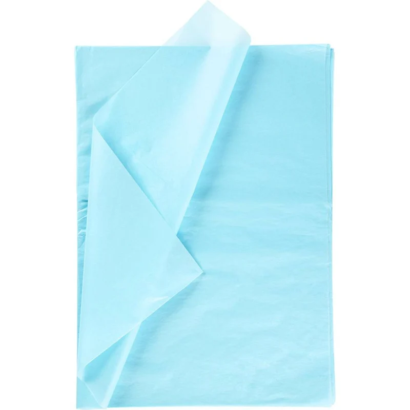 Tissue Paper, light blue, 50x70 cm, 14 g, 25 sheet, 1 pack [HOB-20814]