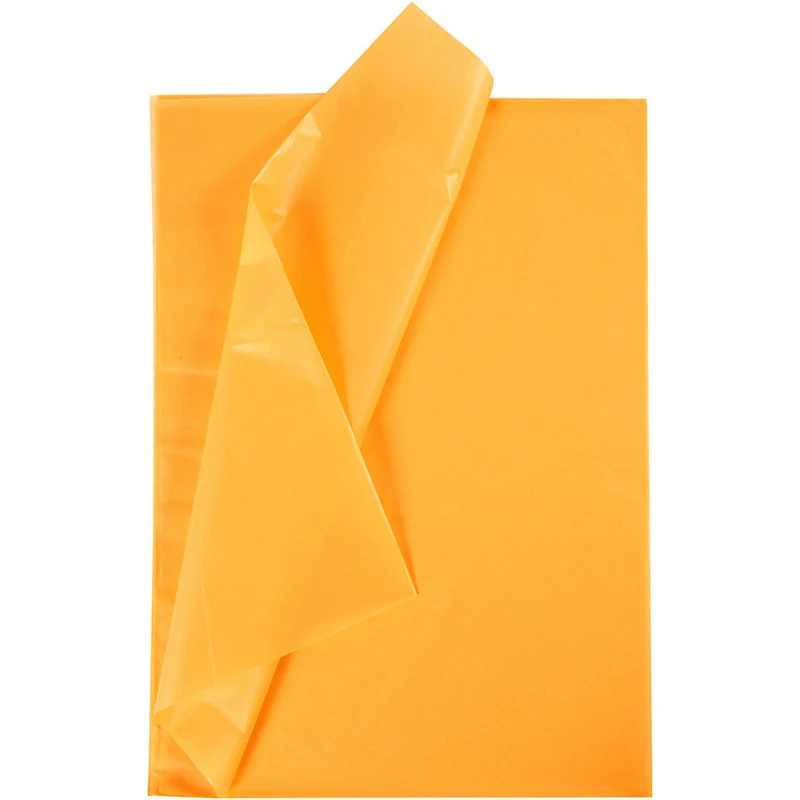 Tissue Paper, sheet 50x70 cm, 17 g, yellow, 25sheets [HOB20090]