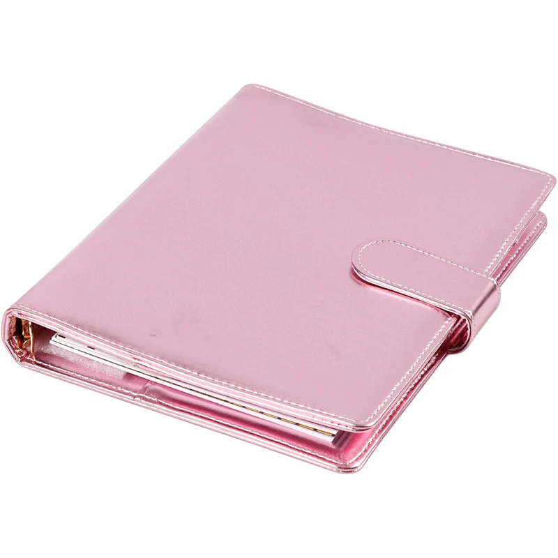 Planner, rose, size 19x23,5x4 cm, ring folder, 1 pc [HOB192648]