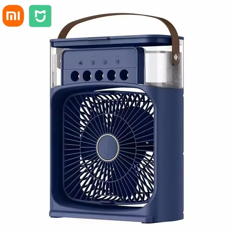 Xiaomi MIJIA Portable Air Cooler Fan – USB Mist Spray with LED Night Light