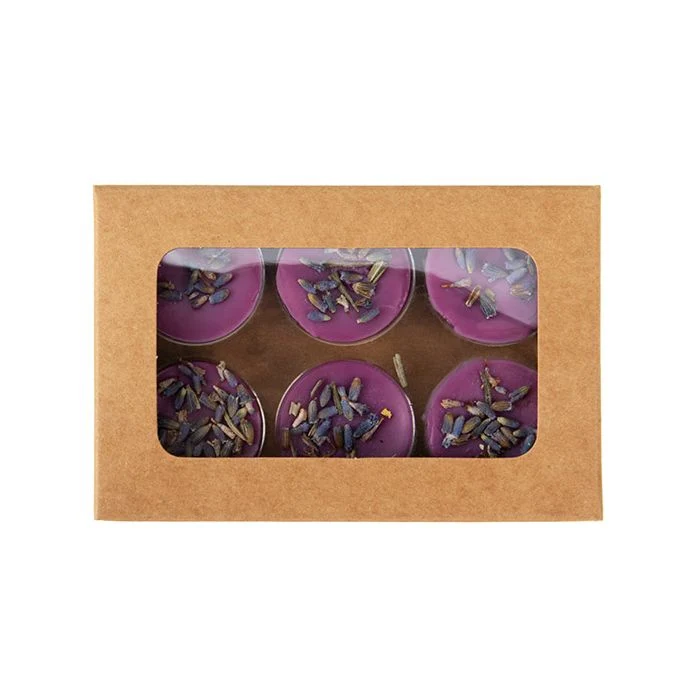 Kraft Artisan Candy Box Set, rund insats 7x2.1x10.3 cm (25 st) [CNDYR275]