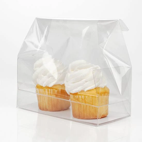 Cupcakepåsar för mini-dubbar med pappersbotten 12,7x5,7x12,7cm (100 st) [CBG9]