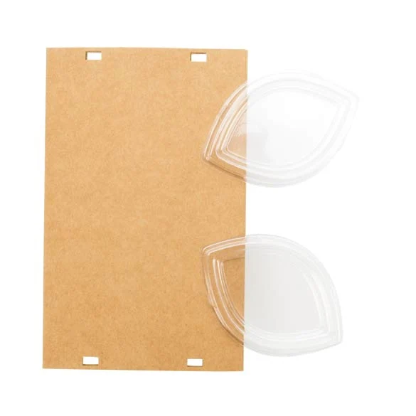 Kraft Gift Boxes oval 7.8x5.2x15.4cm (25 pieces) [KTES26]