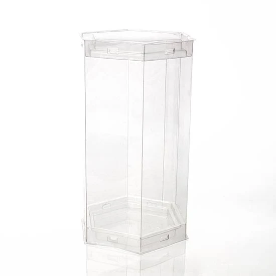 Plastic Tube Hexagon 8.9x7.9x15.2cm (25 pieces) [CTHS36]