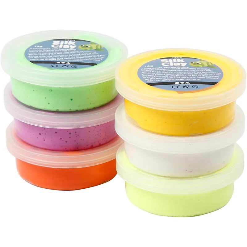 Silk Clay®, vårfärger, 6x14 g/ 1 förp. [HOB-79151]