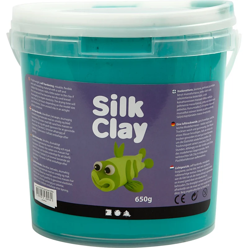 Silk Clay®, grön, 650 g/ 1 hink [HOB-79129]