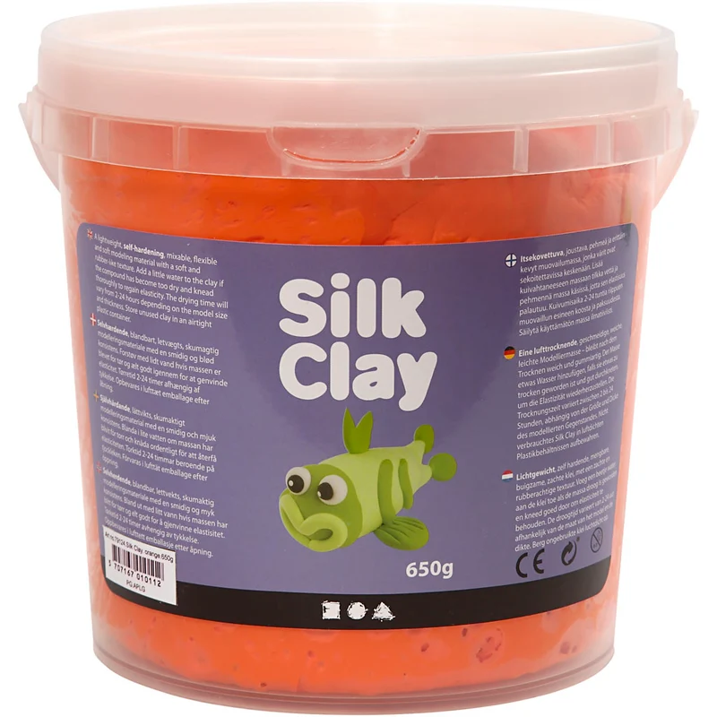 Silk Clay®, orange, 650 g/ 1 hink [HOB-79124]