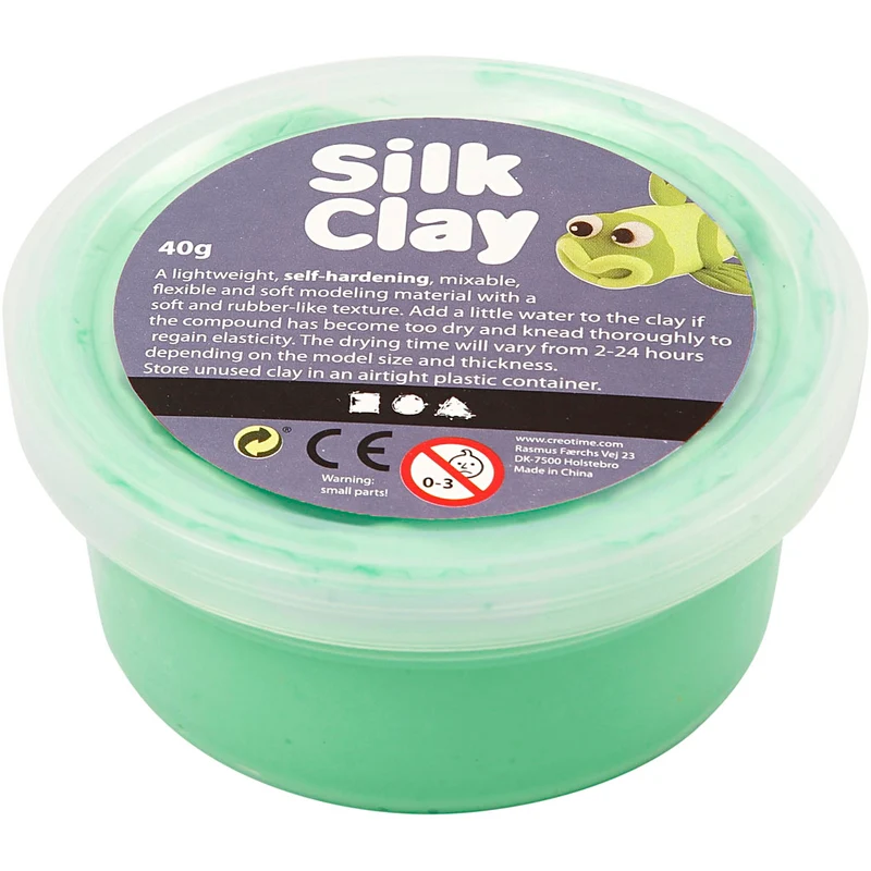 Silk Clay®, ljusgrön, 40 g/ 1 burk [HOB-79108]