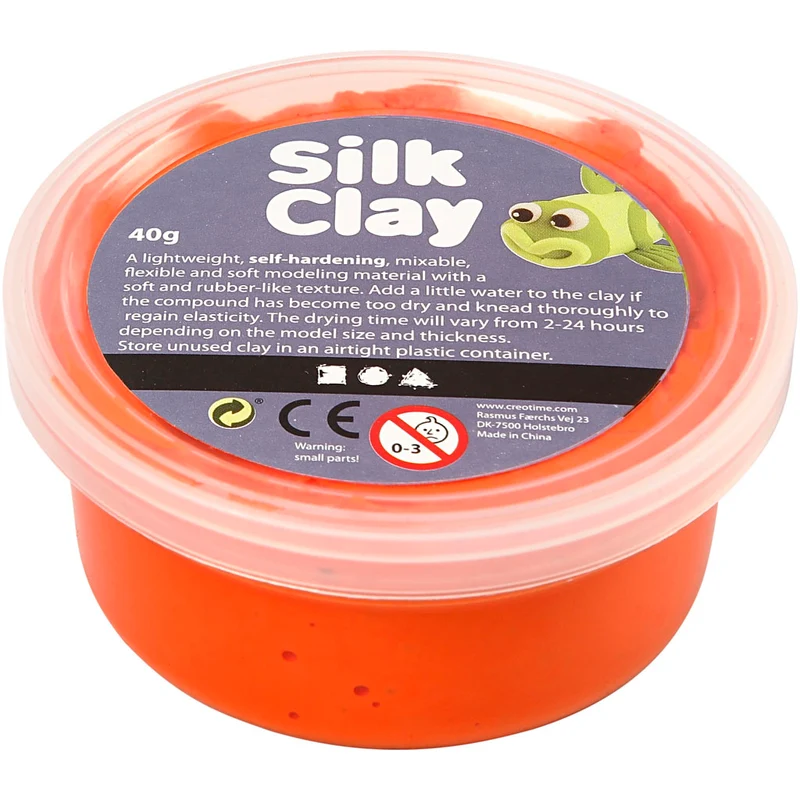 Silk Clay®, orange, 40 g/ 1 burk [HOB-79106]