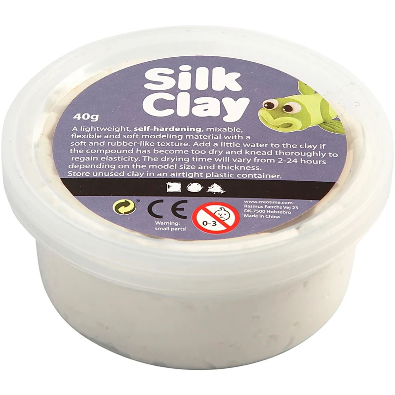 Silk Clay®, vit, 40 g/ 1 burk [HOB-79101]